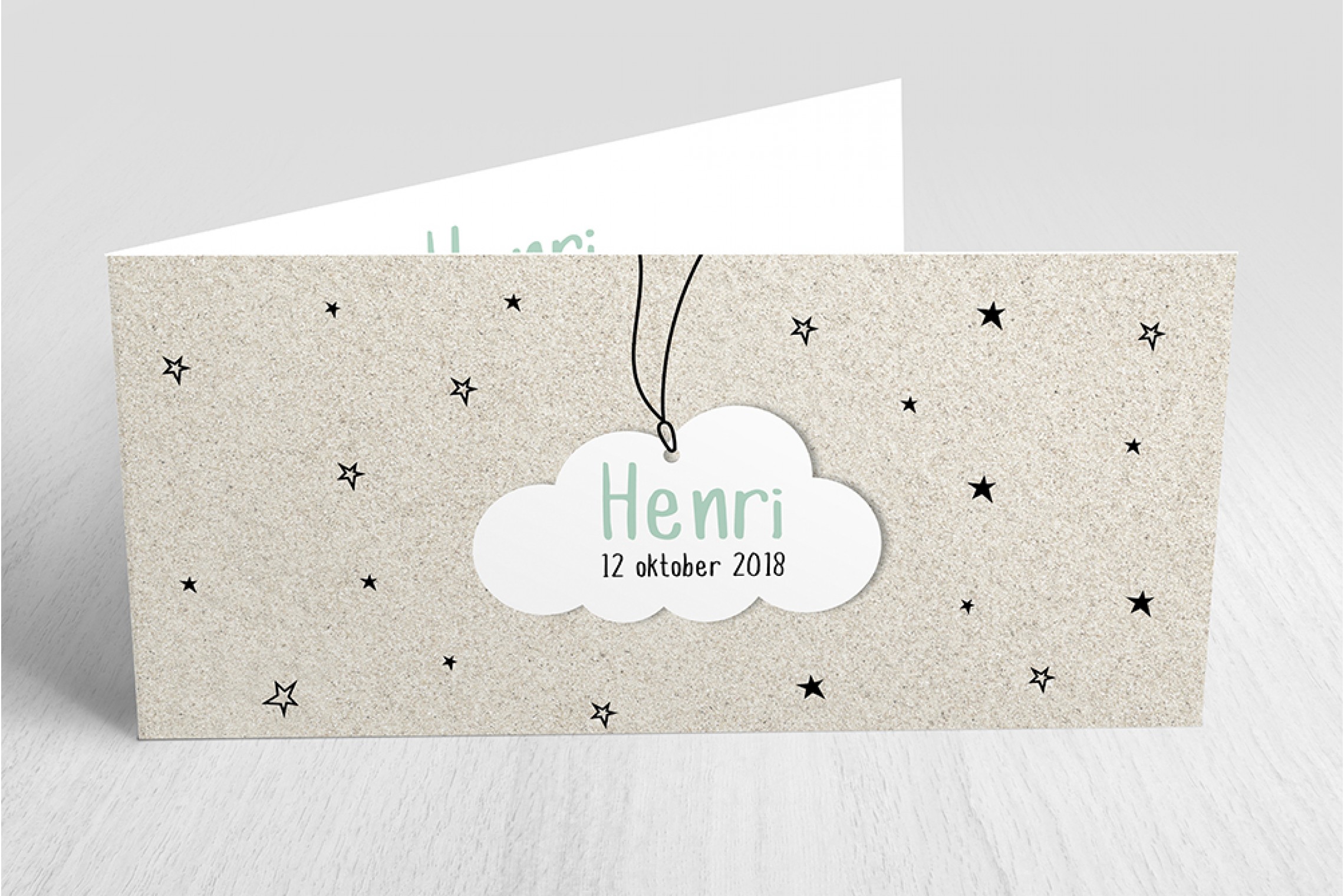 Wolkje met sterretjes